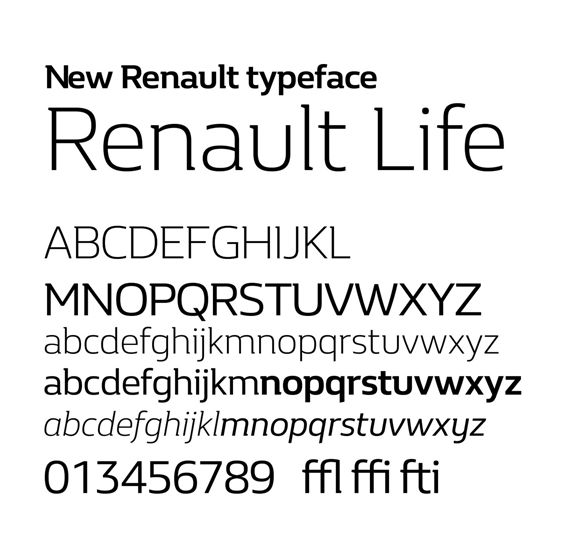 Renault Life Font Free Download